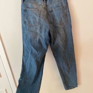 Mom jeans - never worn, wide leg